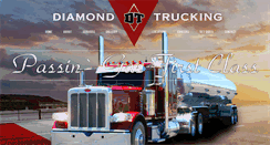 Desktop Screenshot of diamondtrucking.net